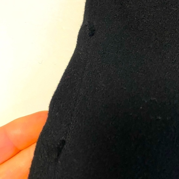 Vintage Camel Hair Opera Coat Black Fur Trimmed Overcoat Nordstrom Womens Medium - Picture 14 of 14